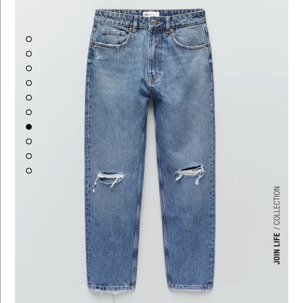 NWOT Zara Mom fit jean
